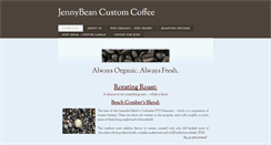 Desktop Screenshot of jennybeancoffee.com